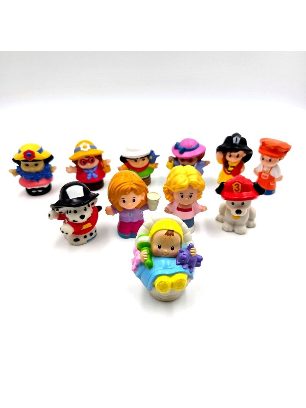 Fisher Price Little People Toys Vintage 2001 Lot Of 11 Sonya Lee Maggie Dog Read